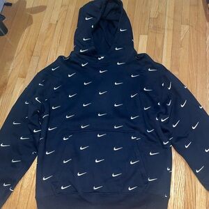 Nike all over black hoodie